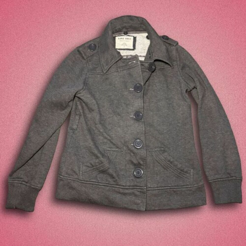 Size Small Love Tree Grey Coat